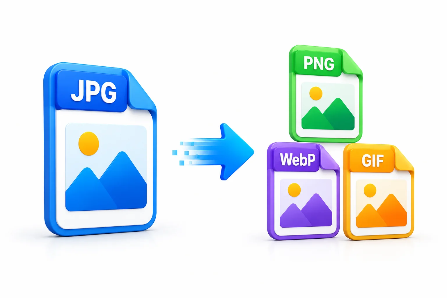 Image format conversion comparison